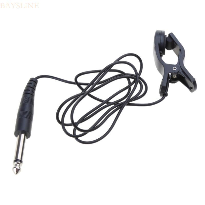 BAYSLI Guitar Pickups Clip On Pickup ไมโครโฟนแบบสัมผัสแบบพกพา Piezo Pickups Jacks