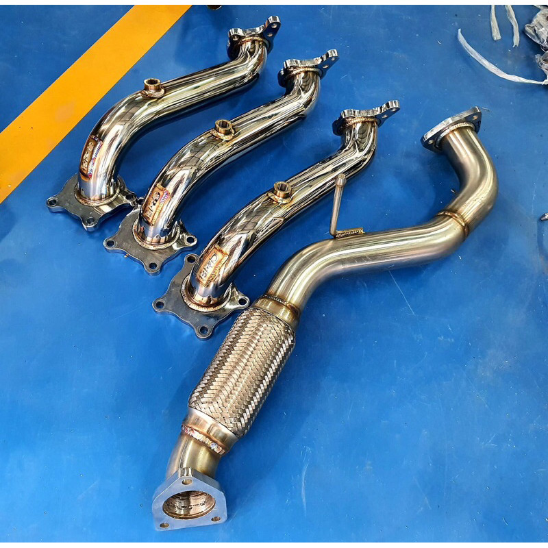 ดาวไปป์ ฟร้อนไปป์ BRD Downpipe Front pipe ตรงรุ่น Honda Civic FC FK FE 1.5 Turbo งานดัด CNC หนา ลดปัญหาแตกร้าว