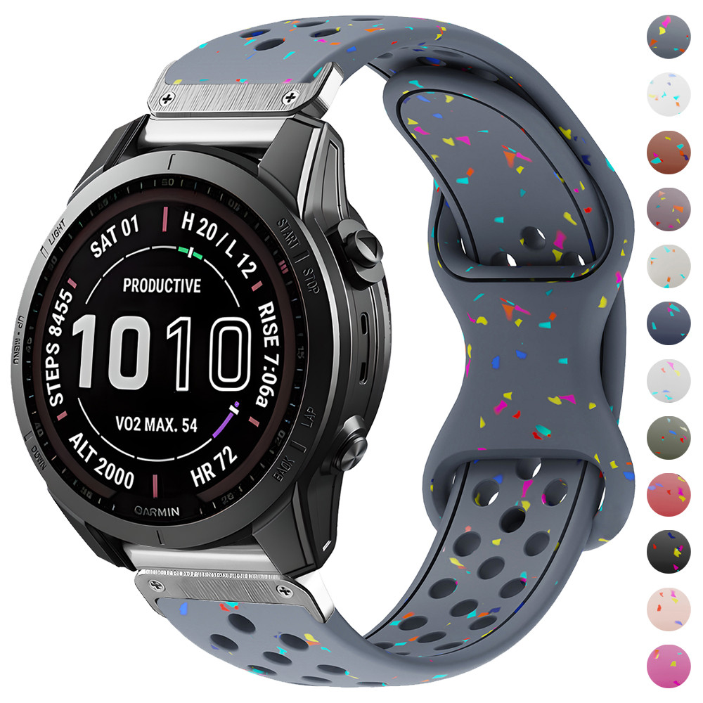 22 มม.26 มม.ซิลิโคนสําหรับ Garmin Fenix 8 51 มม.7 7X 6 6X Pro 5 5X Plus QuickFit สร้อยข้อมือ Smartwa