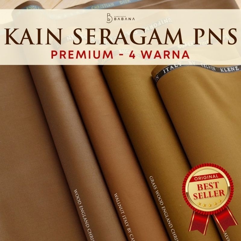 KATUN Khaki ผ้าวูลและผ้าไหมพรีเมียมสุด ผ้าข้าราชการ วัสดุชุดข้าราชการภาค PNS PDH ASN ผ้าคอตตอนพื้นฐา