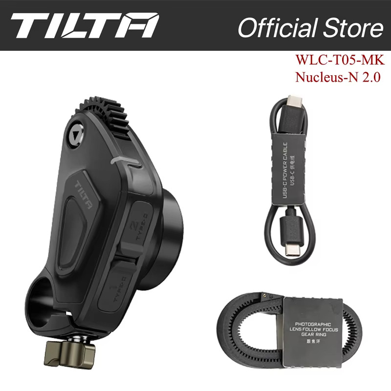 TILTA Nucleus Nano II Motor Kit 5X Performance vs. Nano 1 USB-C การสื่อสารและแหล่งจ่ายไฟพร้อมแท่งและ