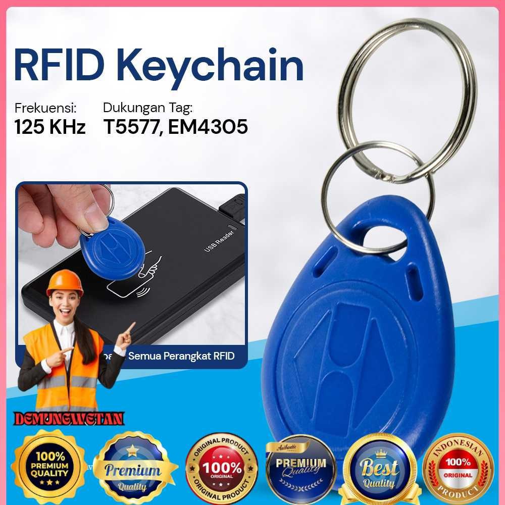 GANTUNGAN RFID Tag Key พวงกุญแจ ABS กันน้ํา 1 ชิ้น - KF02-5200