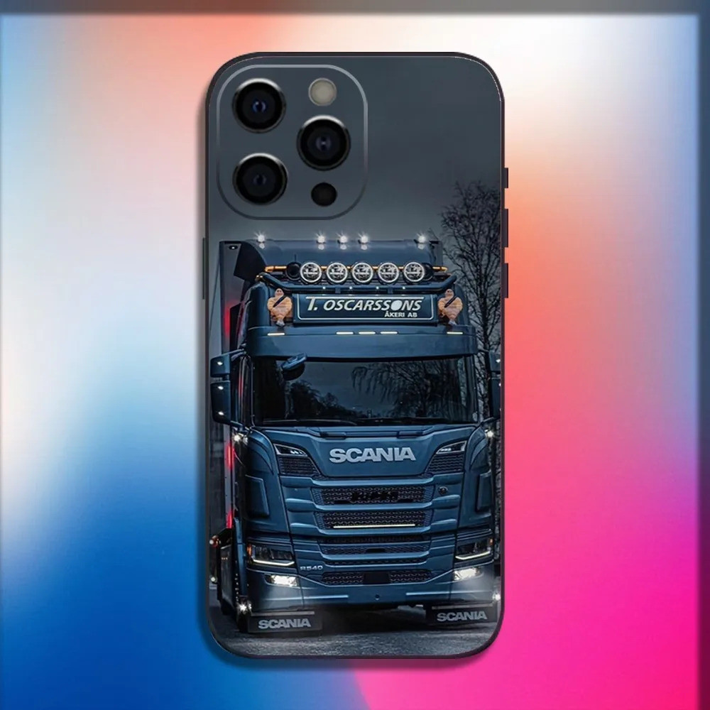 TP-2 S-SCANIA รถบรรทุก SA-AB เคสโทรศัพท์สําหรับ iPhone 16, 17,15,14,13,12,11,Pro,X,XS,Max,XR,Plus,Mi