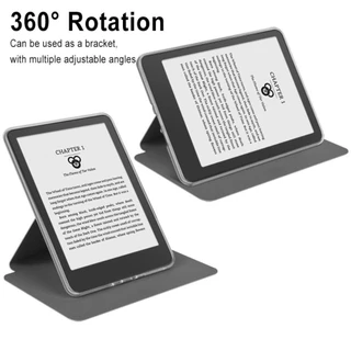 EXTR e-Reader, Auto Wake/Sleep ฝาครอบแม่เหล็กที่ถอดออกได้,สีสันสมาร์ทกันกระแทกอะคริลิคสําหรับ Kindle Paperwhite 12th Gen 2024 7 นิ้ว Colorsoft SA568B