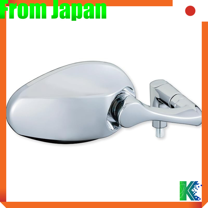 Tanax Napoleon Lute Motorcycle Mirror - Universal 10mm Right-Hand Thread (Black/Chrome Options)