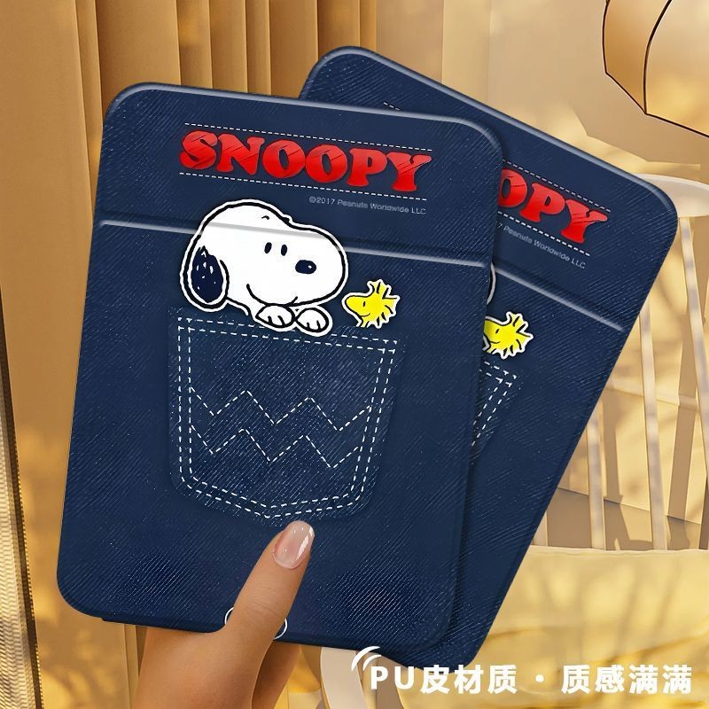 Creative Snoopy Mirror กระจกแต่งหน้าหอพักนักเรียนแบบพกพาแบบพกพาเดสก์ท็อปพับกระจกแต่งตัวสํานักงาน - รูปที่ 3