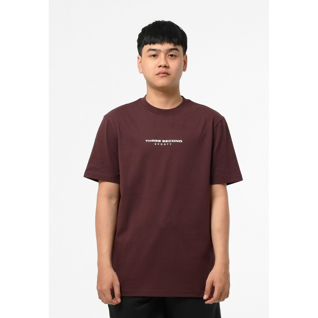 3Second เสื้อยืดผู้ชายแขนสั้น Regular Fit Cotton Sporty Odin 200125