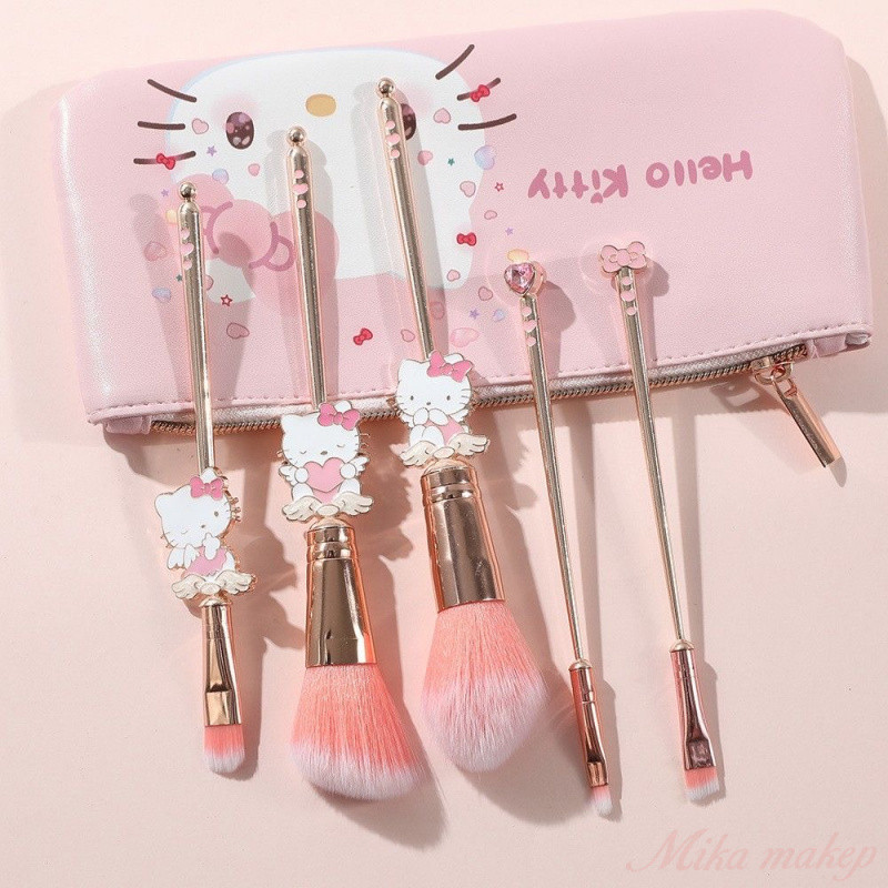 BUEART Kitty Beauty Brush Katie Makeup Brush ชุดห้าชิ้น