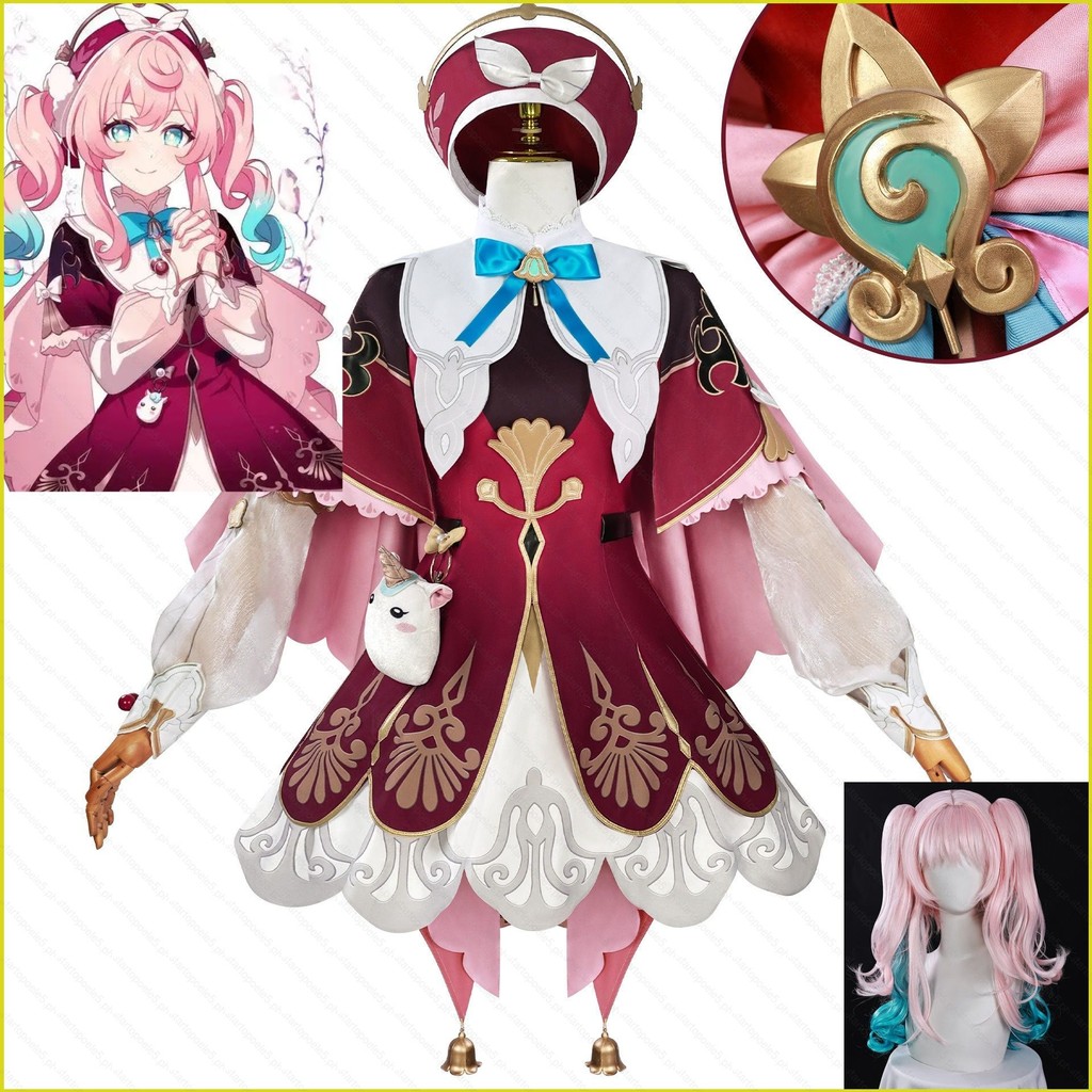 ชุดคอสเพลย์ Hyacinth สีแดง สำหรับคอสเพลย์และฮัลโลวีน ST5