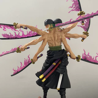 💥จัดส่งจากประเทศไทย💥40 ซม.Roronoa Zoro ONE PIECE คอสเพลย์ Asura Purgatory Luffy Action Figure รุ่น Q ตุ๊กตาของขวัญเด็กตกแต่งรถเครื่องประดับของเล่นคอลเลกชันตกแต่งบ้านประติมากรรม