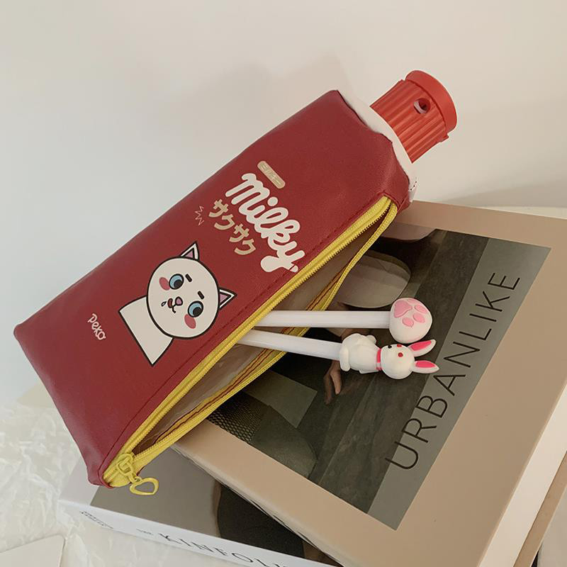 กระเป๋าใส่ปากกายาสีฟันสร้างสรรค์พร้อมปากกาม้วนกล่องเครื่องเขียนน่ารักความจุขนาดใหญ่กระเป๋าเก็บเครื่องเขียนตลก - รูปที่ 7