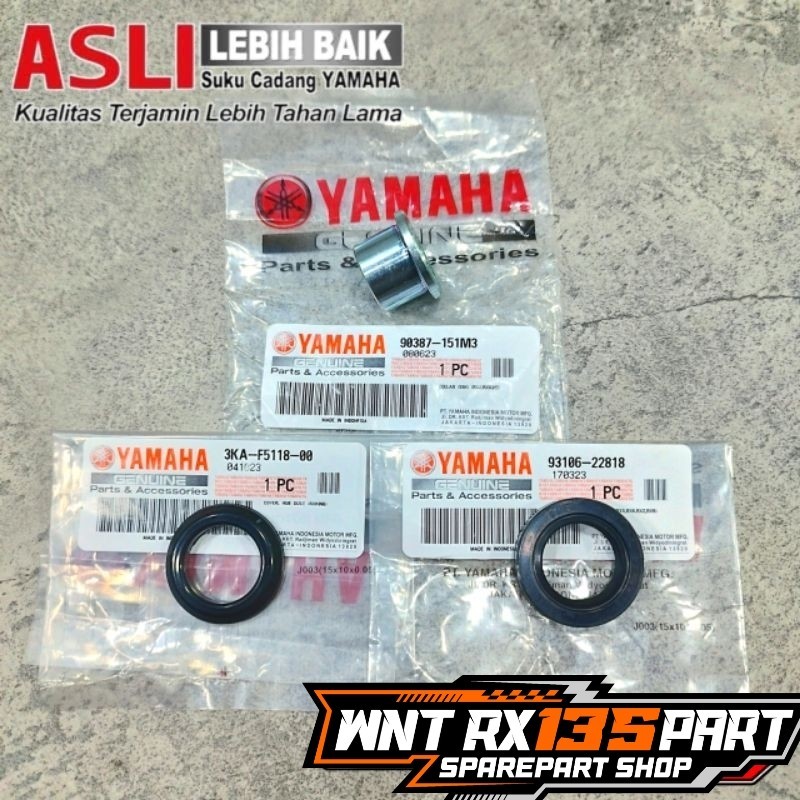 FRONT RIGHT WHEEL DRUM BOSH SEAL RX KING RXK RXS RXZ ORIGINAL YAMAHA | 90387-151M3 3KA-F5118-00 9310