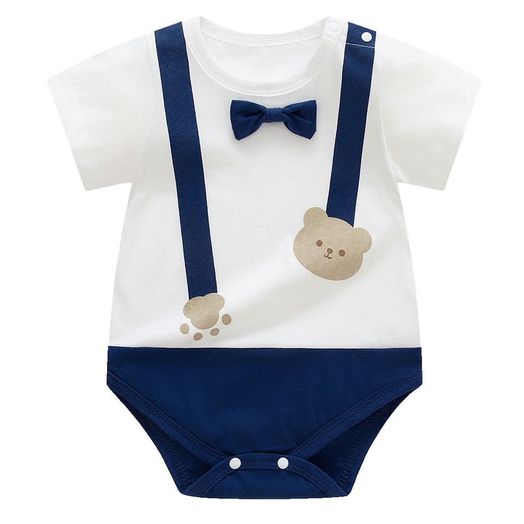 การ์ตูนเด็ก ชุด ฤดูร้อนแขนสั้นทารกแรกเกิดเสื้อผ้าเด็กทารกชุดนอนเด็กทารกผ้าฝ้าย 100% - รูปที่ 7