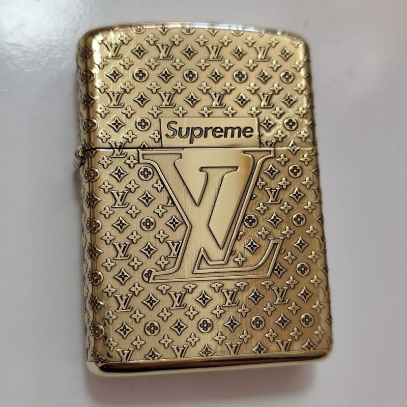 Zippo Windproof น้ำมันก๊าดไฟแช็กทองแดงบริสุทธิ์เกราะห้าด้านแกะสลัก Trend แบรนด์สร้างสรรค์แฟนคอลเลกชันของขวัญ