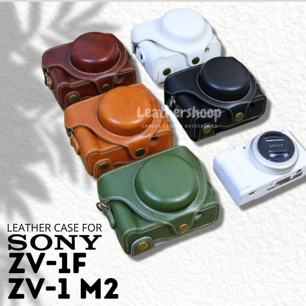 ฝาครอบหนังสําหรับ SONY ZV-1F ZV1F ZV1M2 ZV-1II เคสป้องกันกล้อง