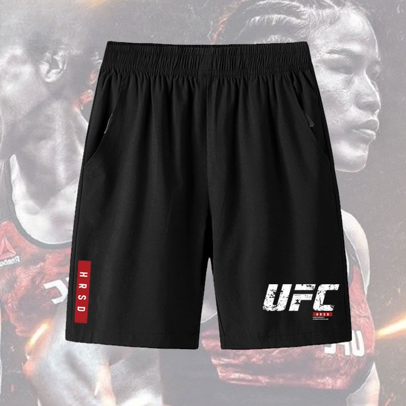 กางเกงมวย MMA ผสมศิลปะการต่อสู้ รุ่นไลท์เฮฟวี่เวท UFC สำหรับผู้ชาย กางเกงขาสั้นลำลอง