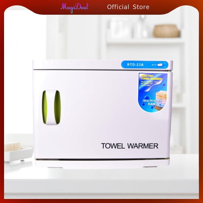 [MAGIDEAL] Hot Towel Warmer 23L Hot Towel Cabinet SPA Towel Warmer 2 in 1 Heated Towel Warmer for Es