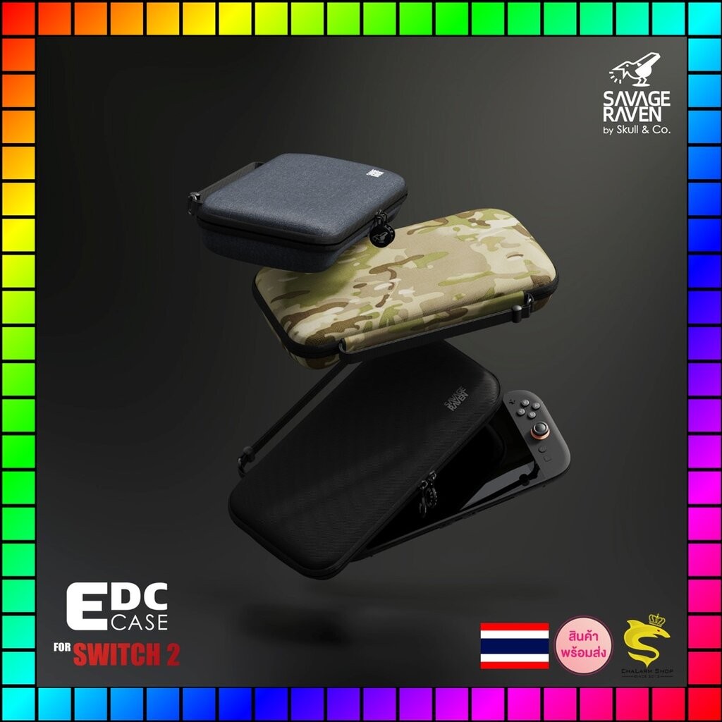 Savage Raven by Skull & Co. EDC Carrying Case for Nintendo Switch 2 (รุ่นปี 2025)