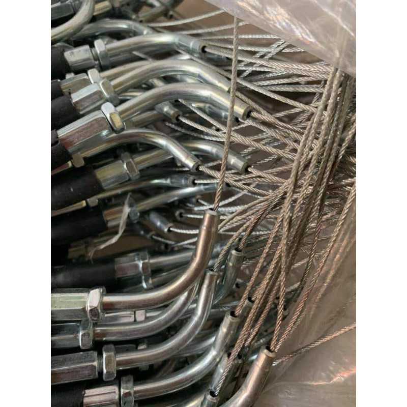 สายคันเร่ง 411 เครื่องตัดหญ้า2จังหวะ NB411 RBC411 CG328 ใช้กับคาร์บูลูกลอย หัวงอ ไม่มีเกลียว สินค้าคุณภาพ
