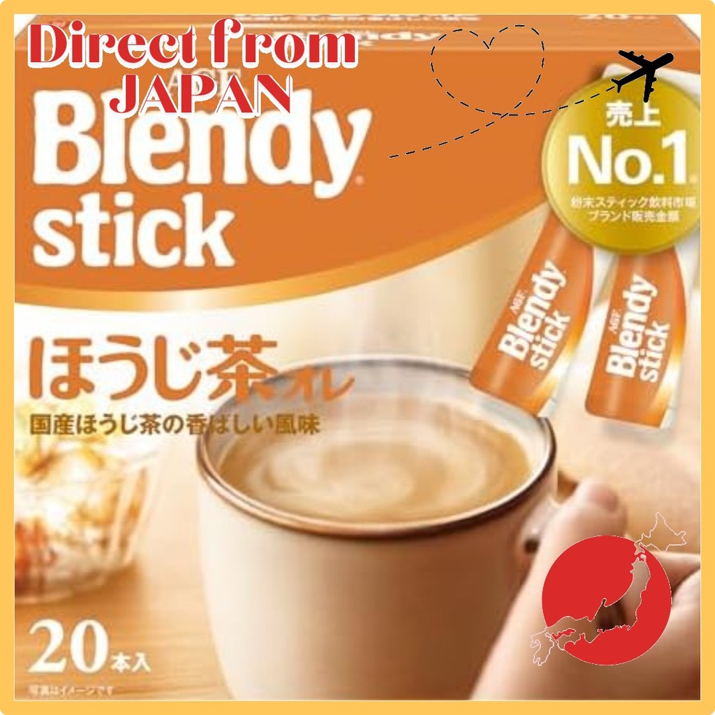 【Direct from Japan】AGF Blendy Stick Hojicha Ole [Hojicha Powder] 20 ชิ้น (x 1)