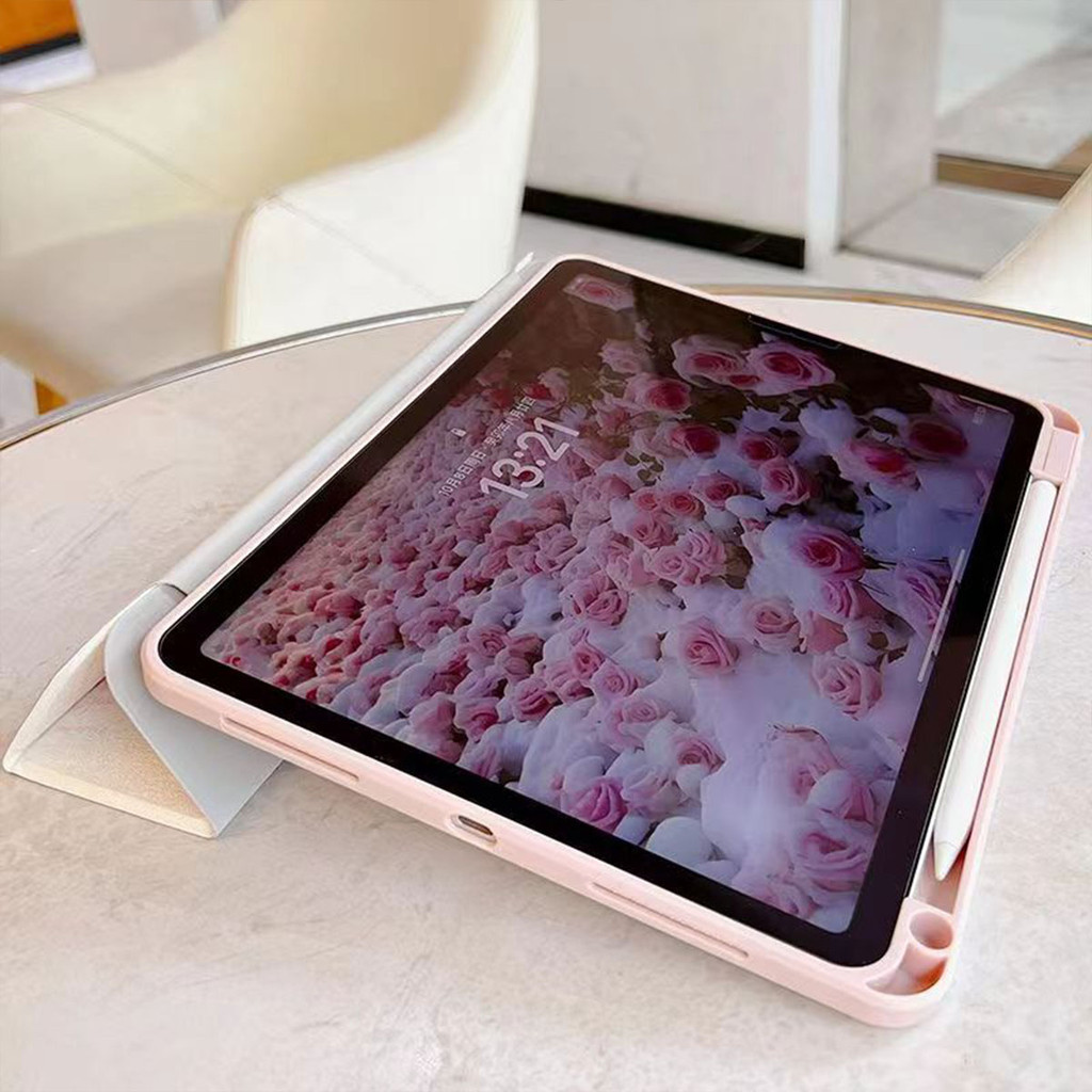 เคสไอแพด gen11 A16 gen7 gen8 gen9 360°หมุนตั้ง/นอนได้ Air4/5 พร้อมถาดใส่ปากกา Air6 Air7 Air11 pro11 - รูปที่ 5