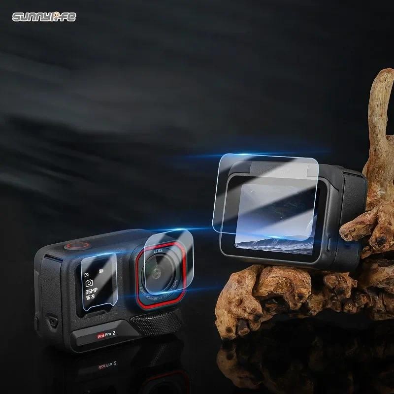 เลนส์ป้องกันฟิล์มสําหรับ Insta360 Ace Pro2 ป้องกันการระเบิด Anti-scrach Protector Flim สําหรับ Insta