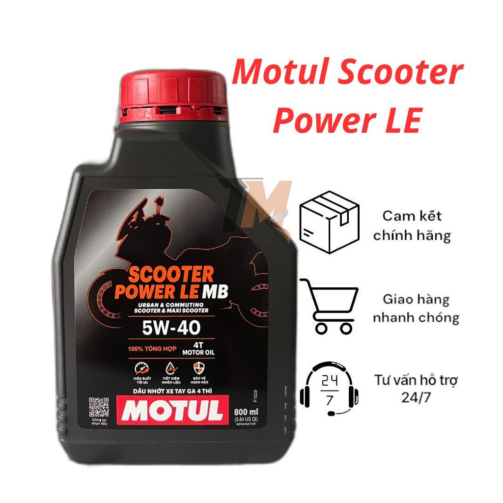 Motul Scooter Power Le Premium Synthetic Scooter Lubricant 800ml