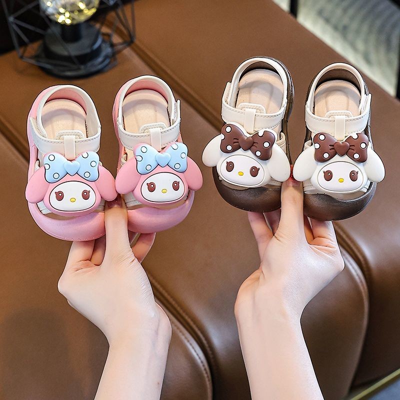 เด็กสาวรอบนิ้วเท้ารองเท้าแตะเด็กเล็กการ์ตูนฤดูร้อนนุ่มลื่นรองเท้าเด็กวัยหัดเดิน - รูปที่ 4