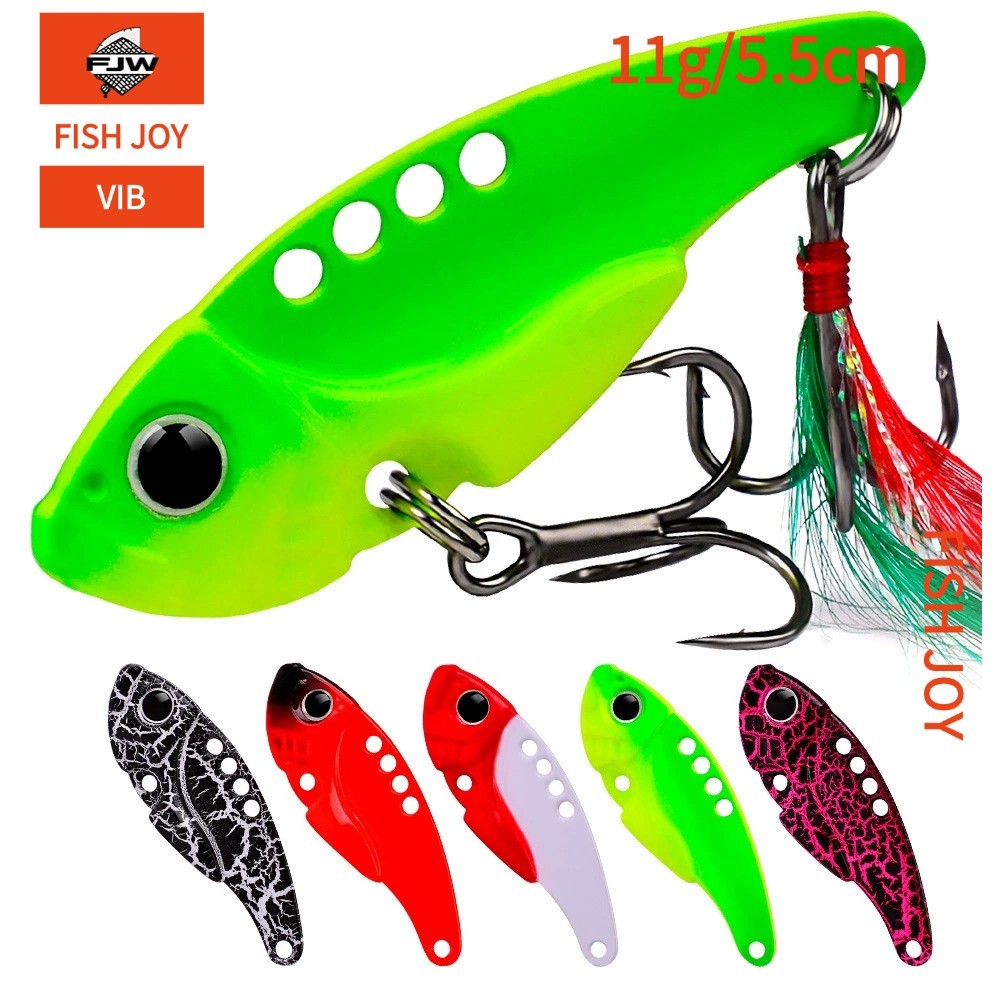 F73 ตกปลา ปลาปลอม เหยื่อเรืองแสง 3D ตาปลา สีสันสดใส ​เหยื่อ VIB ลื่นเร็ว ราคา ถูกที่สุด ดีลบีเคเค