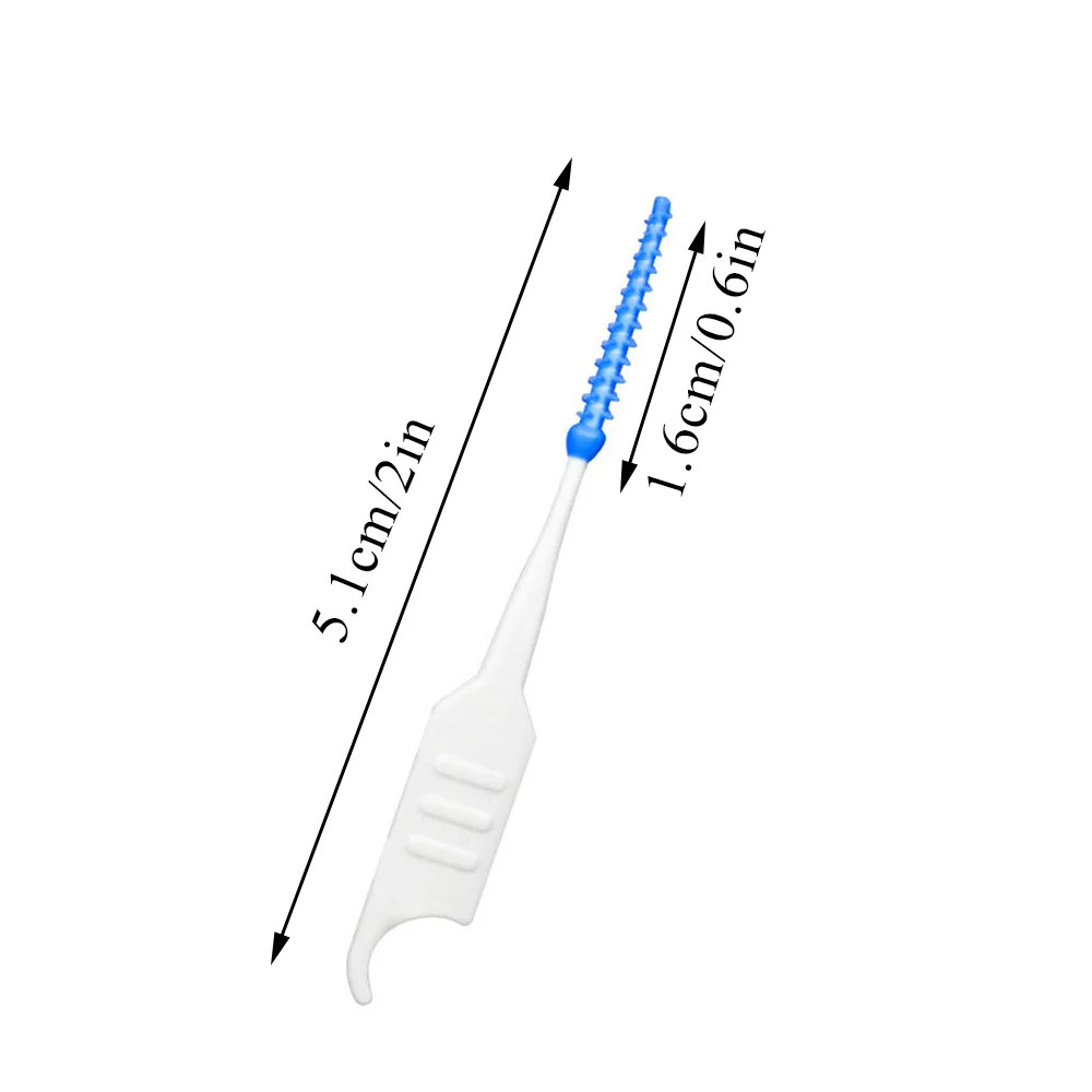 150/40ชิ้นซิลิโคน ฟันปลอม แปรงทําความสะอาดฟันไหมขัดฟันไม้จิ้มฟันทันตกรรมทันตกรรมแปรงระหว่างฟันน้ํา ไหมขัดฟัน - รูปที่ 5
