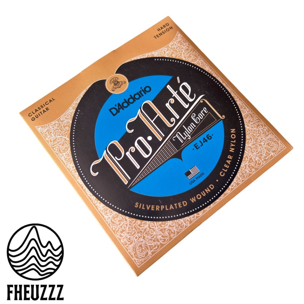 Daddario Pro Arte EJ46 สายกีต้าร์คลาสสิกไนลอนใสแข็ง 1 ชุด