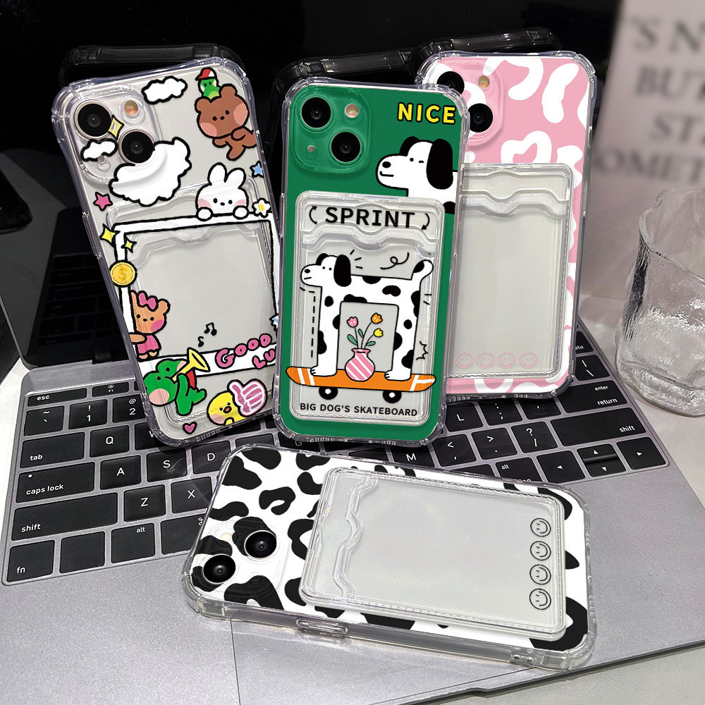ที่ใส่บัตรซิลิโคนเคสทรศัพท์  Vivo Y15s เคส Y11 Y21 Y20 Y17s Y22 Y36 Y12s Y17 Y16 Y15 Y100 5G Y03 Y02s Y35 Y27 V30 Pro