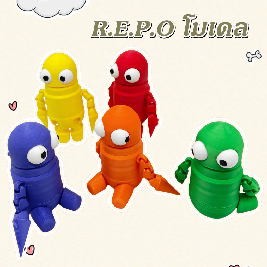 🔥พร้อมส่ง🔥 REPO หุ่นแอนดรอยด์คลั่ง โมเดล REPO repo toy ตัวเลขตุ๊กตา