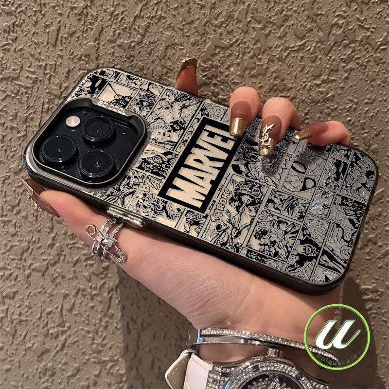 สไปเดอร์แมนอินเทรนด์ตัวอักษรเย็นดูเดิล เคส IPhone 12 13 15 16 14 11 Pro Max XR 8 7 15 14 16 Plus XS Max 7Plus X SE