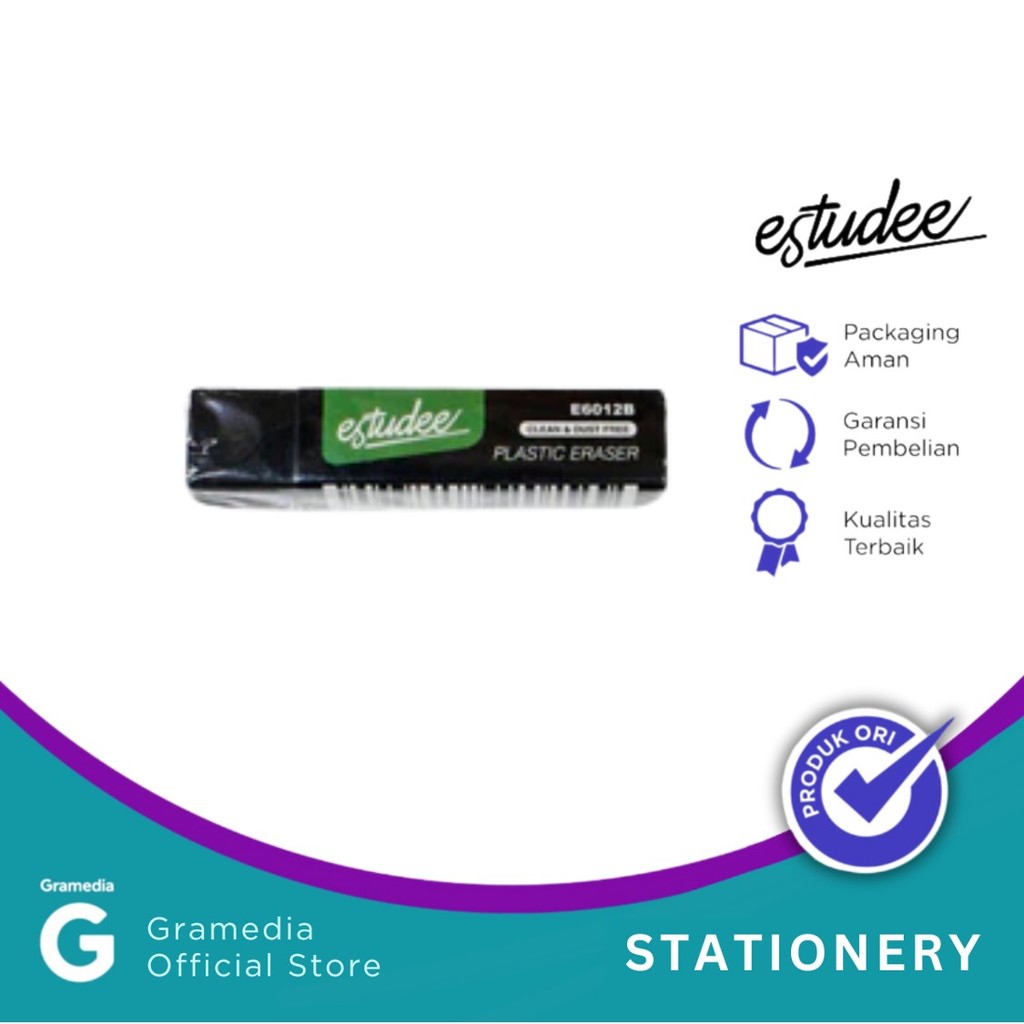 Estudee Black Eraser Series E6012B