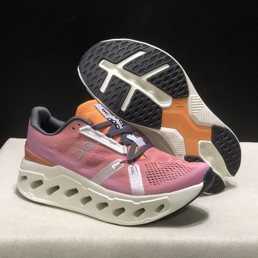 รองเท้าวิ่ง On Running On Cloud Eclipse unisex สีฟ้าสีแดง SOLH