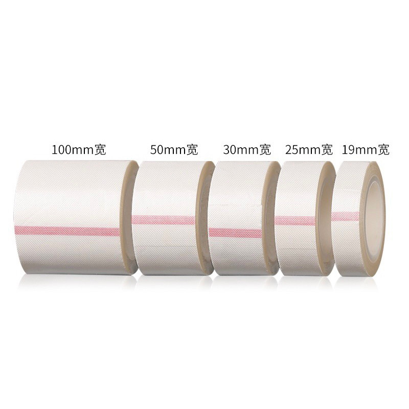 1 ม้วนสีขาว TEFLON Impulse Sealer ผ้าสีสุ่ม Impulse Sealer ความร้อนลวดองค์ประกอบผ้า putih collat 耐高温