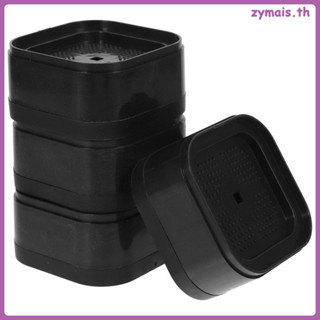 🛁 แผ่นรองเครื่องซักผ้า 4 ชิ้น รูปทรงกลม ทำจาก TPR PP ป้องกัน…