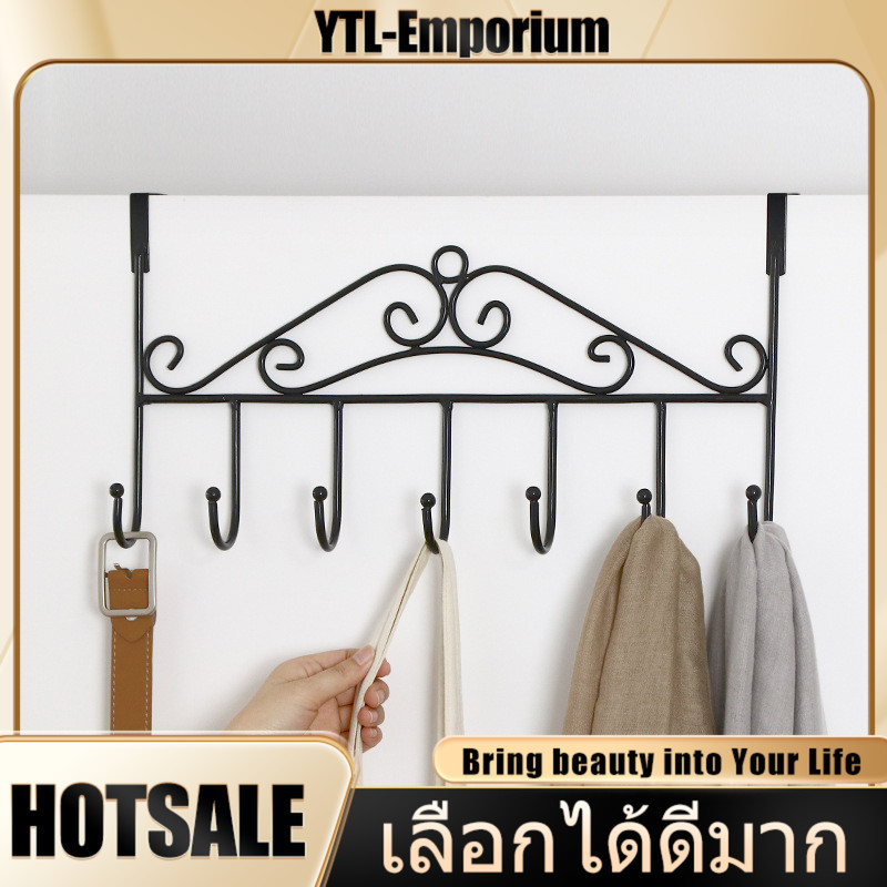 EMP ตะขอสแตนเลส ตะขอแขวนประตู ตู้ครัว ไม่ต้องเจาะผนัง  แข็งแรง ใช้ได้นาน Stainless304 ตะขอแขวนเสื้อ แขวนขอบประตู