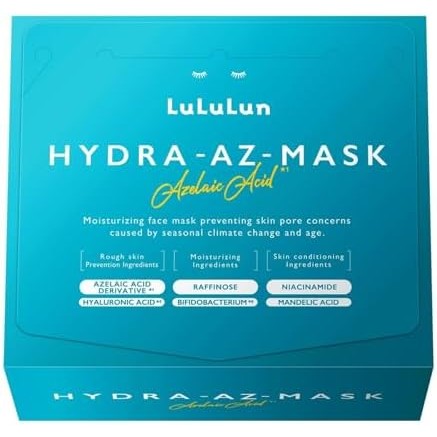 【Direct from Japan】Lululun Hydra AZ Mask ความจุขนาดใหญ่ 28 ชิ้นแผ่นหน้าแพ็คแผ่นกระดาษแผ่น
