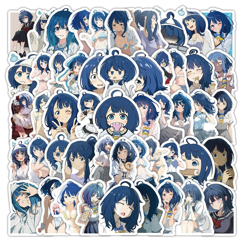 10/30/60pcs Anime Too Many Losing Heroines Stickers Cute Yanami Anna Sticker DIY Laptop Water Bottle