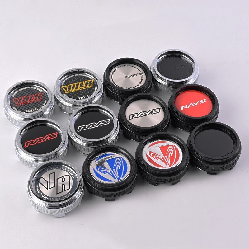 R RAYS ดัดแปลง Hub Center Cap TE37 TTA/RE30/ZE40/CE28 Hub Cap K66