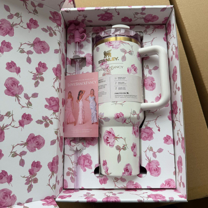 ขายร้อน Stanley รุ่นที่ 2 แก้วเก็บความเย็น 40OZ สำหรับรถยนต์ แก้ว Dominator ในสต็อก Stanley