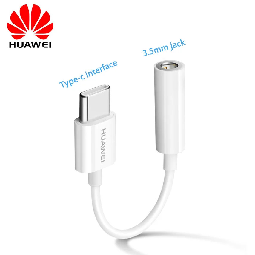 Original USB Type C ถึง 3.5 มม.แจ็คหูฟัง Aux สายสัญญาณเสียงอะแดปเตอร์หูฟังสําหรับ Huawei P50 P60 P30