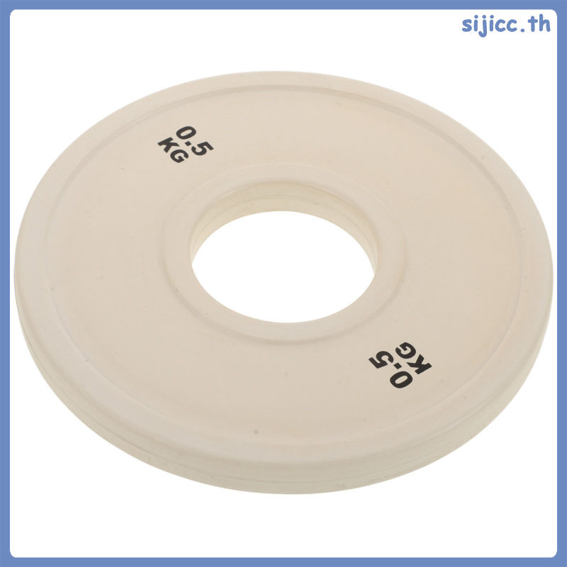 Rubber Bumper Plate Weights Dumbbell Plates For Barbell Weight Lifting Changeable