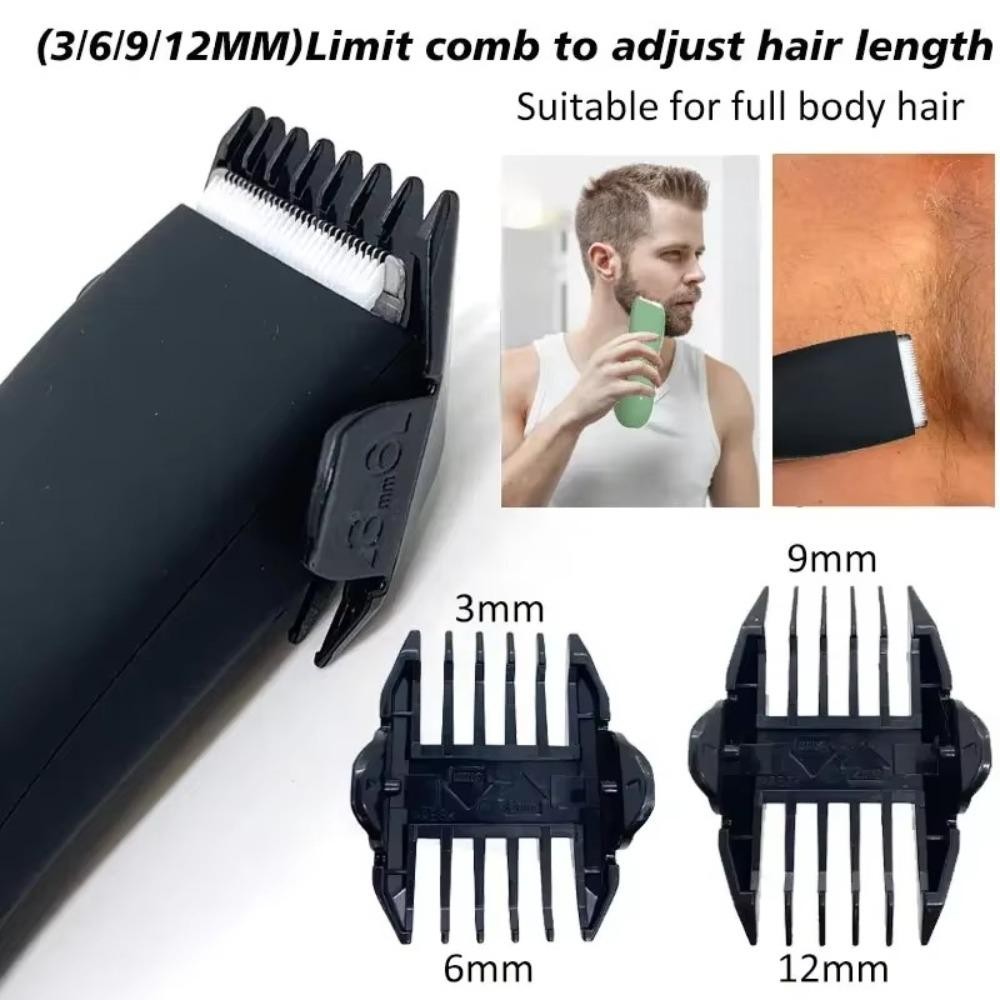 CELA Electric Men Body Trimmer, Professionala เครื่องดันตัดผมไฟฟ้าแบบชาร์จไฟได้,เครื่องโกนหนวดกันน้ํา IPX7 Grooming Hair Trimmer - รูปที่ 5