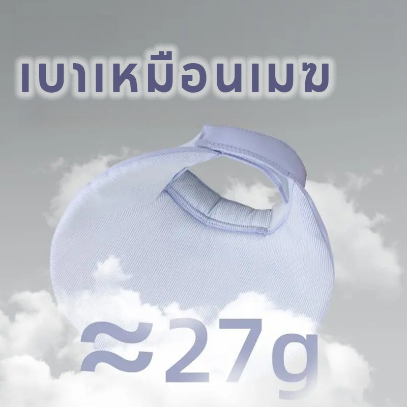 ปลอกคอสัตว์เลี้ยง เอี๊ยมแมว ใช้สวมรอบคอป้องกันการกัด  คอลล่าแมว คอลล่าสุนัข ป้องกันการเลียแผลนุ่มนิ่มใส่สบาย - รูปที่ 4