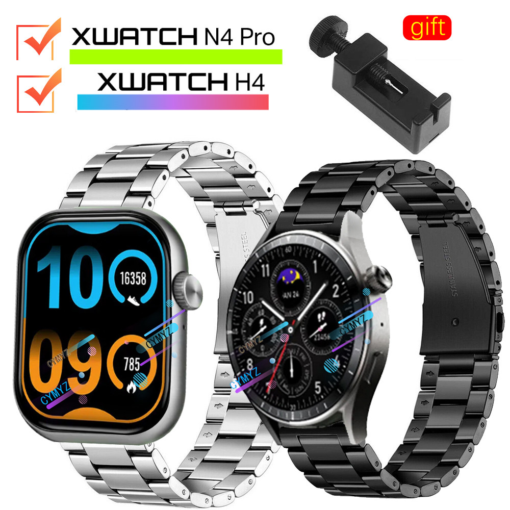 สาย Infinix XWatch N4 Pro สายโลหะสําหรับสาย Infinix XWatch H4 สายรัดข้อมือกีฬา