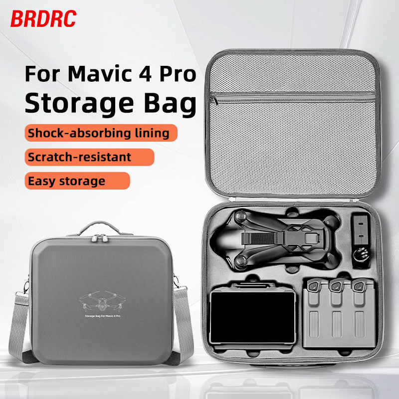สําหรับ DJI MAVIC 4 PRO กระเป๋า RC 2/RC PRO2 ไหล่เดี่ยวกระเป๋าสะพายข้าง Handcase กระเป๋าเดินทาง Drone อุปกรณ์เสริม