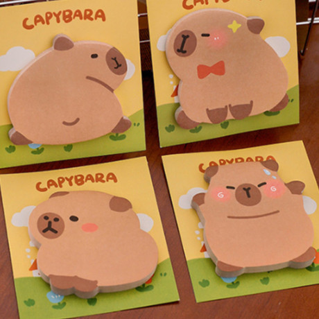SherColl - Sticky Notes CAPYBARA / Kapibara Sticky Notes / CAPYBARA Motif Sticky Notes / Kapibara